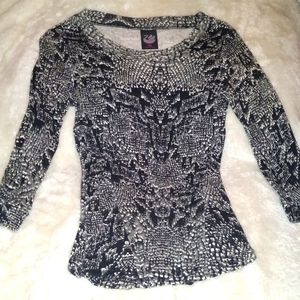 Snake Inspired Cotton Knit